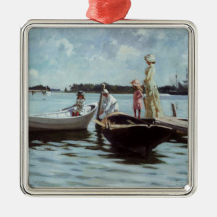 Sommerleben auf den Inseln (von Albert Edelfelt) Ornament Aus Metall