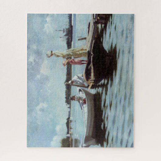 Sommerleben auf den Inseln (von Albert Edelfelt) Puzzle (Vertikal)