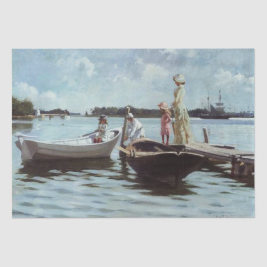 Sommerleben auf den Inseln (von Albert Edelfelt) Seidenpapier (Vorderseite)