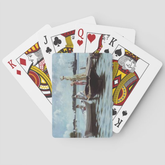 Sommerleben auf den Inseln (von Albert Edelfelt) Spielkarten (Rückseite)