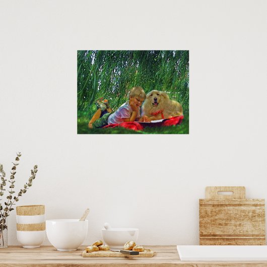 Sommerlektüre Poster (Küche)