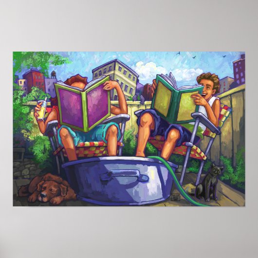 Sommerlektüre Poster (Vorne)