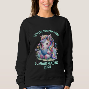 Sommerleseprogramm 2025 Color Our World Niedlich U Sweatshirt
