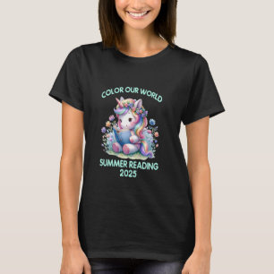 Sommerleseprogramm 2025 Color Our World Niedlich U T-Shirt
