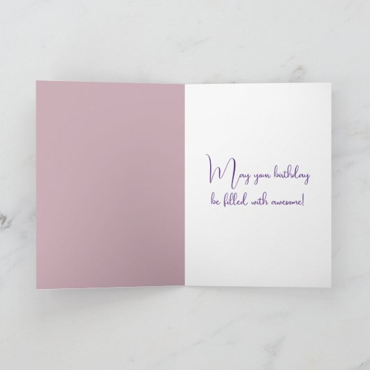 Sommerleuchte zum Geburtstag Karte (Innenseite)