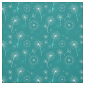 Sommerleuchter Aquamarin und Weiß-Blumenmuster Stoff (Muster)