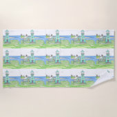 SommerLeuchtturm 3; Strandtuch (Vorderseite)