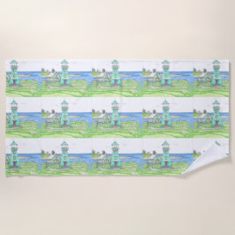 SommerLeuchtturm 3; Strandtuch