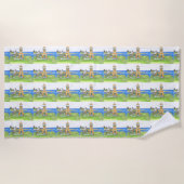 SommerLeuchtturm 4; Strandtuch (Vorderseite)