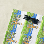 SommerLeuchtturm 4; Strandtuch (Beispiel)