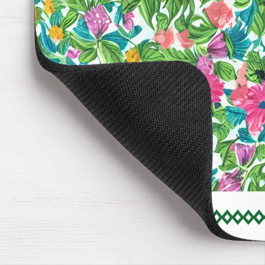 Sommerlich blühende Gartenanlage mit Spitzen Mousepad (Ecke)