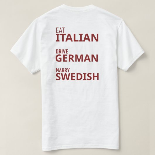 Sommerlich Chic T-Shirt (Design Rückseite)