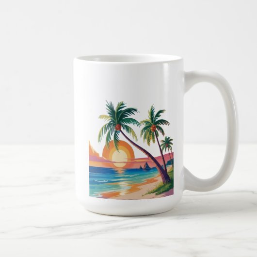 Sommerliche Atmosphäre Kaffeetasse (Rechts)