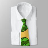 Sommerliche Blätter mit verstellbarem Green Leaf M Krawatte (Gebunden)