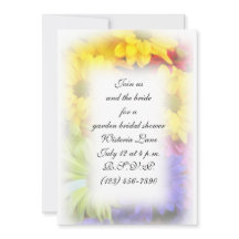 Sommerliche Blume 12x18 mit Umschlag Einladung