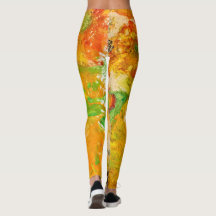 Sommerliche Blume abstrakt Orangengelb 