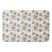 Sommerliche Blume Badematte (Vorderseite)