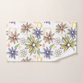 Sommerliche Blume Badhandtuch Set (Handtuch)