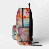 Sommerliche Blume Bedruckter Rucksack (Rechts)