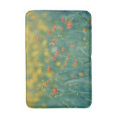 Sommerliche Blume (Blumenfeld) (Rote Blume) Badematte (Vorderseite Vertikal)