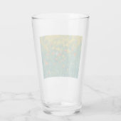 Sommerliche Blume (Blumenfeld) (Rote Blume) Glas (Rückseite)