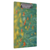 Sommerliche Blume (Blumenfeld) (Rote Blume) Klemmbrett (Rechts)