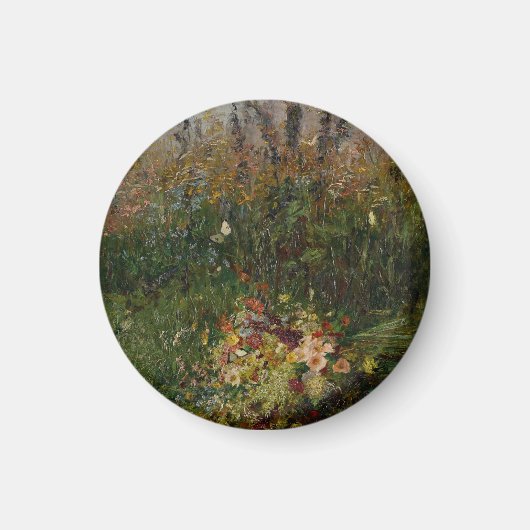 Sommerliche Blume des Feldes Magnet (Vorne)