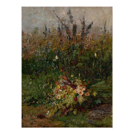 Sommerliche Blume des Feldes Poster (Vorderseite)