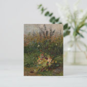 Sommerliche Blume des Feldes Postkarte (Stehend Vorderseite)