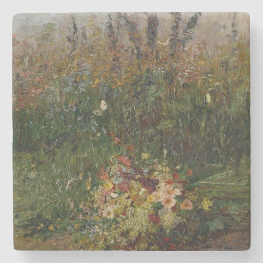 Sommerliche Blume des Feldes Steinuntersetzer (Vorderseite)