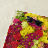 Sommerliche Blume Design für Strandhandtuch (Beispiel)