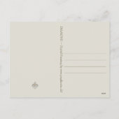 Sommerliche Blume Feiertagspostkarte (Rückseite)