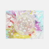 Sommerliche Blume Fleecedecke (Vorderseite (Horizontal))