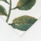 Sommerliche Blume Fleecedecke (Ecke)