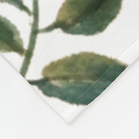 Sommerliche Blume Fleecedecke (Ecke)