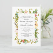 Sommerliche Blume. Gartenblumenfreund Einladung (Stehend Vorderseite)