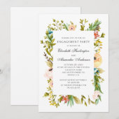 Sommerliche Blume. Gartenblumenfreund Einladung (Vorne/Hinten)