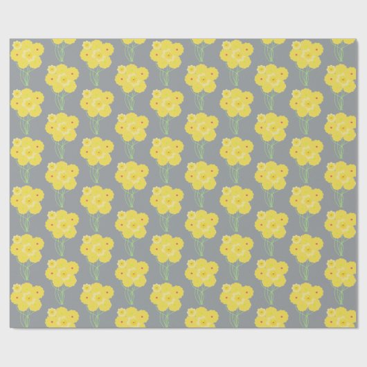 Sommerliche Blume Geschenkpapier (Flach)