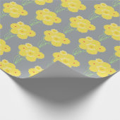 Sommerliche Blume Geschenkpapier (Ecke)