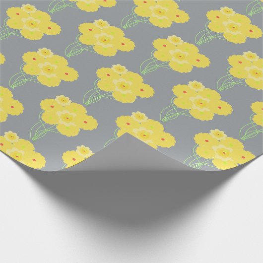 Sommerliche Blume Geschenkpapier (Ecke)