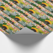 Sommerliche Blume Geschenkpapier (Ecke)