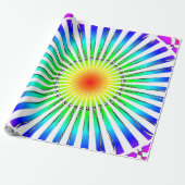 Sommerliche Blume Geschenkpapier (Ungerollt)
