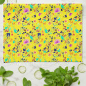 Sommerliche Blume Geschirrtuch (Gefaltet)