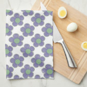 Sommerliche Blume Geschirrtuch (Viertel Falte)