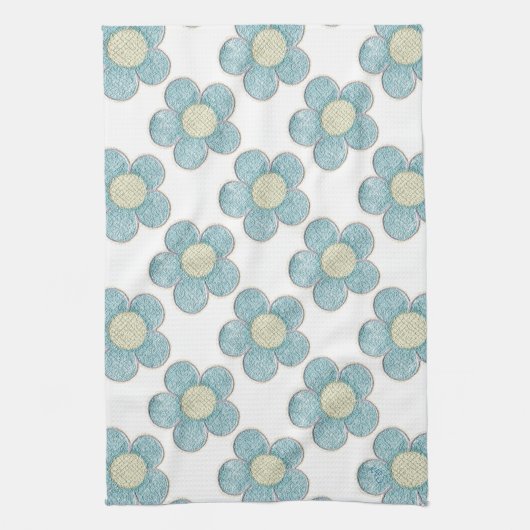 Sommerliche Blume Handtuch (Vertikal)