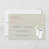 Sommerliche Blume Hochzeit von Bräunungs- und Erdf RSVP Karte (Vorderseite)