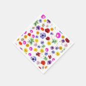 Sommerliche Blume in der stillen Ukraine Serviette (Ecke)