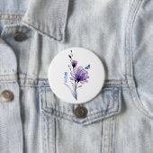 Sommerliche Blume, japanische Kunst Button (Beispiel)