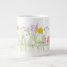 Sommerliche Blume Jumbo-Tasse