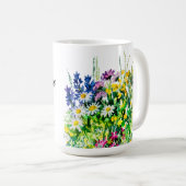 Sommerliche Blume Kaffeetasse (VorderseiteRechts)